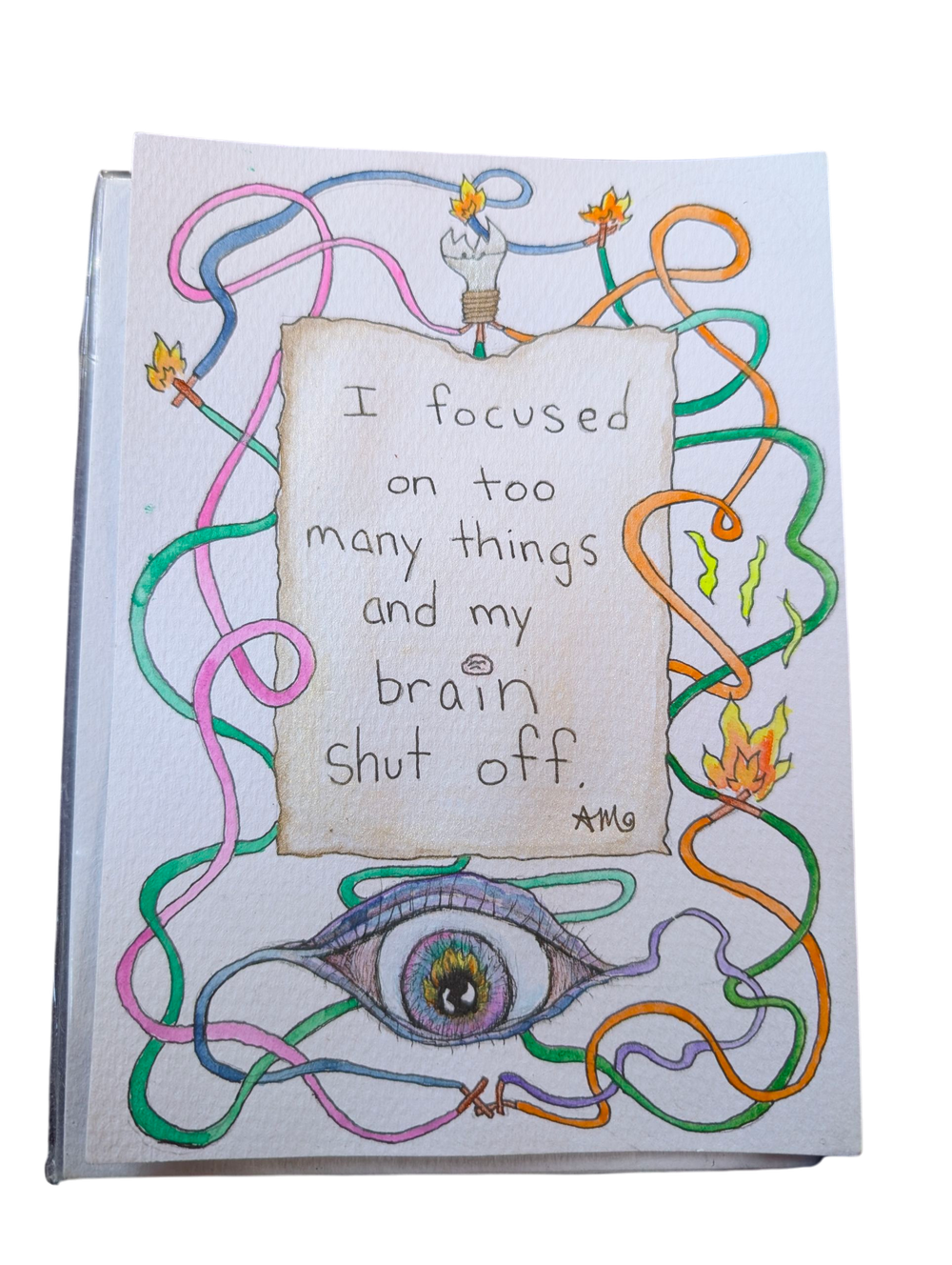 "Focused too much" Print